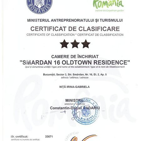 Smardan 16 Oldtown Residence Bucarest Esterno foto