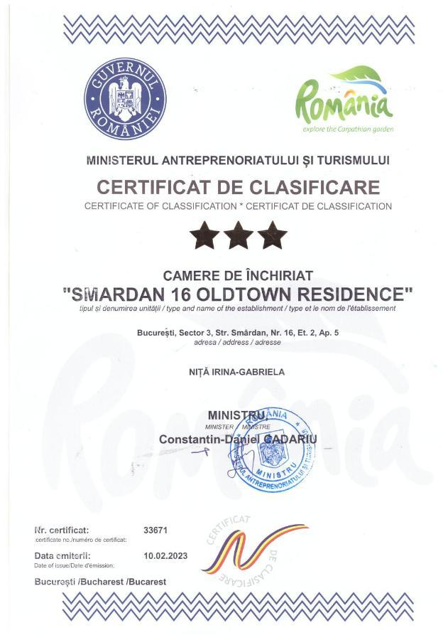 Smardan 16 Oldtown Residence Bucarest Esterno foto